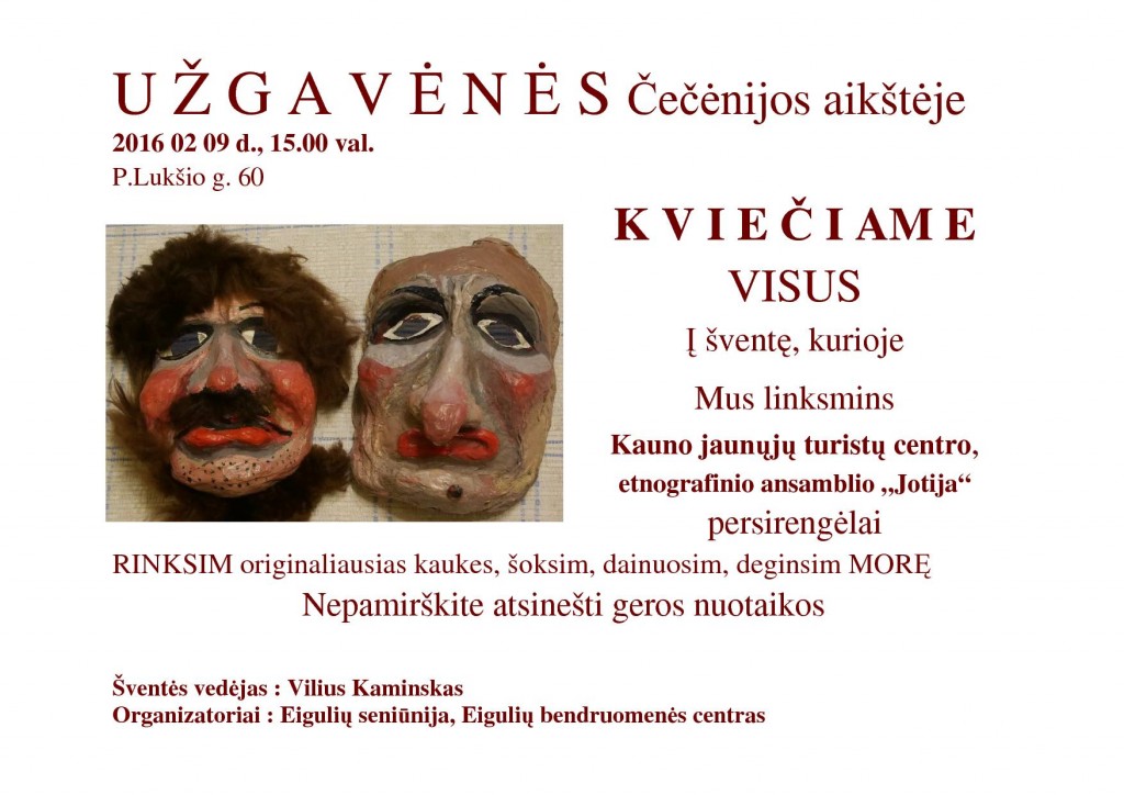 U Ž G A V Ė N Ė S Čečėnijos aikštėje20160209