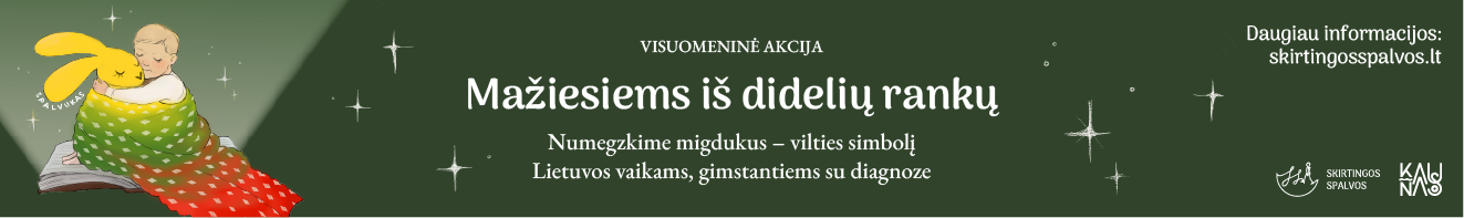 Visuomeninė akcija „Mažiesiems iš didelių rankų 2026“