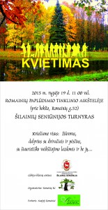 tinklinio kvietimas