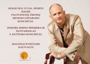 Skelbimas senyvų žmonių mėnesio